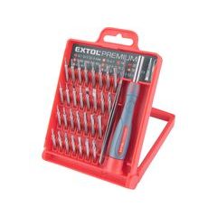 EXTOL PREMIUM šroubovák hodinářský s mini-hroty, sada 32ks, 8819105