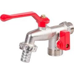 Ventil zahradní - kohout 3/4"-1/2" 2x výstup 3/4"