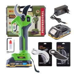 Sada aku nůžky na větve Procraft ES32Li + 2x náhradní čepele | SES32LI/Blades Procraft