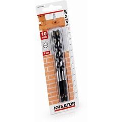 Kreator KRT011405 2 ks HEX Vrtáků do kamene a zdiva 10 x 120 mm