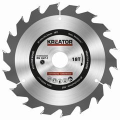 Kreator KRT020404 Pilový kotouč na dřevo 140mm, 18T