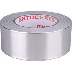 EXTOL PREMIUM páska lepící ALU, hliníková, 50mm x 50m tl. 0,03mm, akryl. lepidlo, 8856332