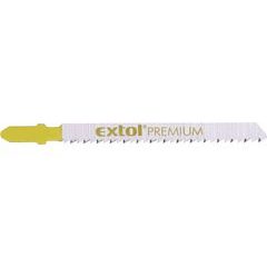 EXTOL PREMIUM plátky do přímočaré pily 5ks, 75x2,5mm, HCS, 8805001