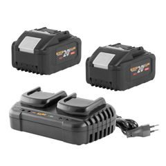 Sada aku dvě baterie Procraft 20/8 + nabíječka Procraft 20/2 | S2x20/8-20/2 Procraft