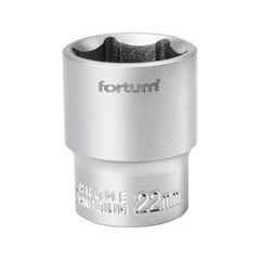 FORTUM hlavice nástrčná 1/2", 22mm, L 38mm, 4700422