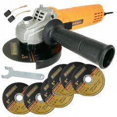 Riwall HOME DIAX 2000 elektrická úhlová bruska 125 mm s regulací otáček