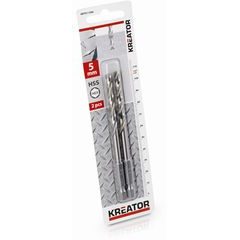 Kreator KRT011306 2 ks HSS Vrtáků do kovu HEX 5.0 x 107 mm