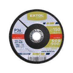 EXTOL CRAFT kotouč lamelový šikmý korundový, P36, O 150mm, 260043