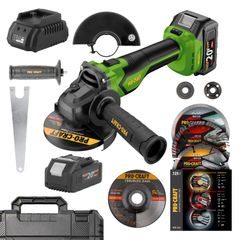 Sada aku úhlová bruska Procraft PGA22 a 3x diamantové kotouče Procraft DS3.125 | SPGA22-1B-C/DS3.125 Procraft