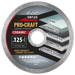 Diamantový řezný kotouč Ceramic Procraft DR125 | DR125 Procraft