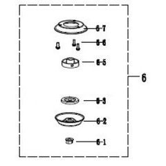 uchycení žacího nože kompletní