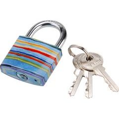 EXTOL CRAFT zámek visací litinový barevný, 38mm, 77021