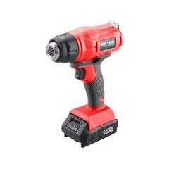 EXTOL PREMIUM pistole horkovzdušná aku SHARE20V, 550°C, 20V Li-ion, 2Ah, 8891866
