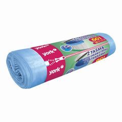 Sáčky do koše na odpad, smetí YORK LUX s páskem 60l, 10ks