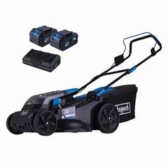 Scheppach BC-MP430-X-SET XL2 2x20 V IXES aku sekačka 4v1 s bezuhlíkovým motorem + 2x 4Ah baterie + duální nabíječka 4,5 A