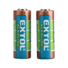 EXTOL ENERGY baterie alkalické, 2ks, 12V (23A), 42017