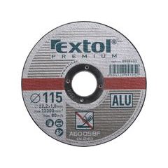 EXTOL PREMIUM kotouč řezný na hliník, O 115x1,0x22,2mm, 8808400