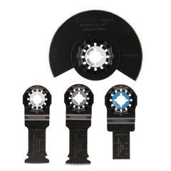 Makita B-67480 - sada nástrojů pro Multitool Starlock 4 ks v papírové krabičce