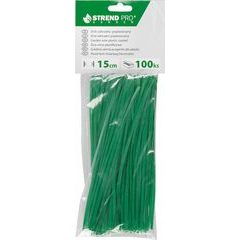 Vazací drát zahradní poplastovaný krácený GardenTwist Pvc 0,4x3,0x150mm, 100ks