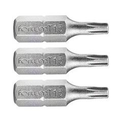 FORTUM hrot TORX, sada 3ks, T 15x25mm, S2, 4741415