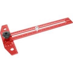 FORTUM úhelník T-multifunkční, 350x190mm, 4784110