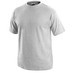 Triko DANIEL, krátký rukáv, světle šedý melír, vel. L
