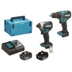 Makita DLX2577JX2 - Aku sada DDF490+DTD158 Li-ion LXT 18V