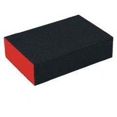 EXTOL PREMIUM brusná houba, 100x70x25mm, P80, čtyřstranná, abrazivo-korund, 8803663