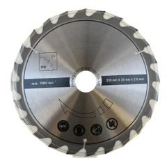 Scheppach Pilový kotouč TCT ( 210 x 30 x 2,6 mm, 24 Z ) pro HM 210 L / HS 81 S / HS 80 / HS 210