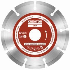 Kreator KRT080101 Diamantový kotouč segmentový 125mm UNIVERZAL 3ks sada