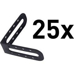 EXTOL PREMIUM rohové profily k distančním/nivelačním klipům 8845010, sada 25ks, plast, 8845010A