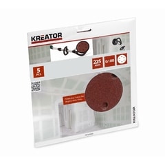 Kreator KRT232008 5ks Brusný kotouč 225 mm G180