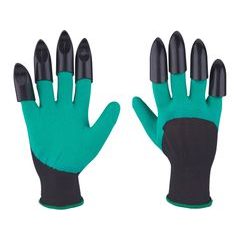 EXTOL PREMIUM rukavice zahradní polyesterové s latexem a drápy na pravé ruce, velikost 9", PES s latexem, 8856662