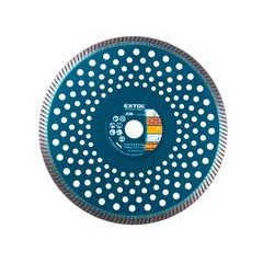 EXTOL INDUSTRIAL ZRUŠENO! Nahrazeno výrobkem 8703065 kotouč diamantový řezný, turbo Fast Cut, suché i mokré řezání, O 230x22,2x2,8mm, 8703055