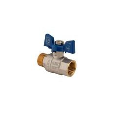 Kulový kohout motýl, modrý, KR.218.B 1/2"FM | KR.218.B 1/2"FM Procraft