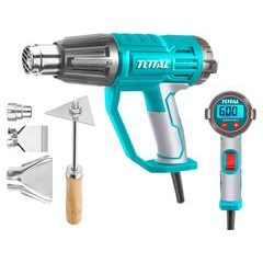 Total Pistole horkovzdušná s LCD displejem, 2000W, industrial, TB20056