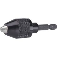 EXTOL PREMIUM hlava rychloupínací s redukcí 1/4" HEX, 0,3-6,5mm, 8898003