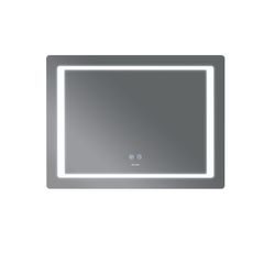 Koupelnové zrcadlo s LED osvětlením, protizamlžovací funkcí a regulací jasu, MR13-80×60-REVERSE Styl | MR13-80×60-REVERSE Style Procraft