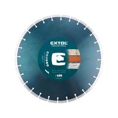 EXTOL INDUSTRIAL kotouč diamantový řezný segmentový na BETON, suché řezání, O 400x25,4x3,5mm, 8703083