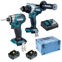 Makita DLX2573TJ - Aku sada DDF492+DTD173 Li-ion LXT 18V/5,0Ah