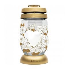 Kahan Bolsius srdce zlatý, 23cm, 36h