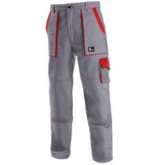 Kalhoty do pasu CXS LUXY JOSEF, pánské, šedo-červené, vel. 64