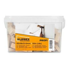 Klínky dřevěné BK 65x18x12-0, 150ks