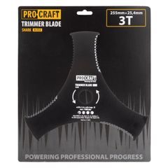 Nůž křovinořezu (D255*25.4) 3T vroubkovaný PROCRAFT | H-3T/Z Procraft