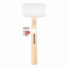 Kreator KRTH90606 Gumová palice bílá 900g - Dřevěná násada
