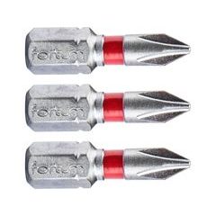 FORTUM hrot křížový phillips, sada 3ks, PH 1x25mm, S2, 4741201