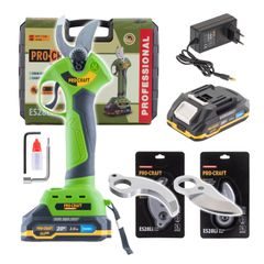 Sada aku nůžky na větve Procraft ES28Li + 2x náhradní čepele | SES28LI/Blades Procraft