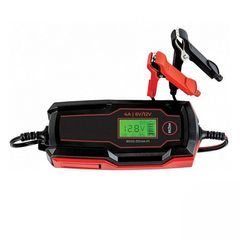 Elektrická nabíječka autobaterií BD02-Z4.0A-P1, 2A/4A, 6V/12V, IP65, LCD autonabíječka