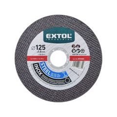EXTOL INDUSTRIAL kotouč řezný na ocel/nerez, O 125x1,0x22,2mm, 8701002