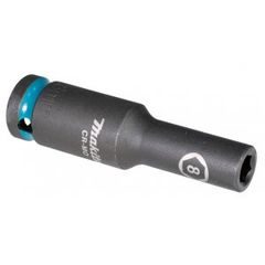 Makita E-16405 - klíč nástrčný prodloužený 1/2", čtyřhran, IMPACT BLACK, 8mm